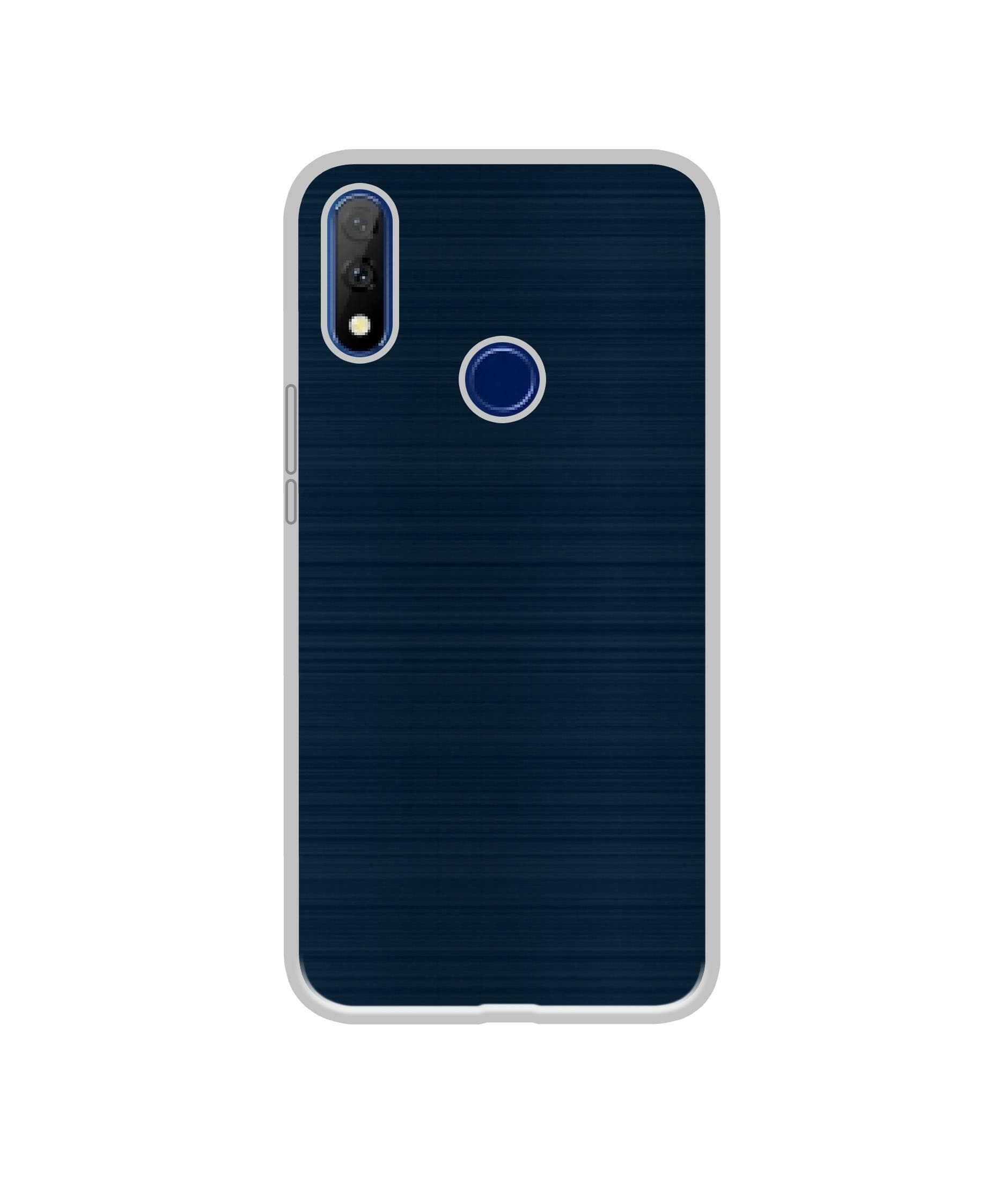 Casotec Blue Line DesignPrinted Silicon Soft TPU Back Case Cover for Gionee F9 Plus